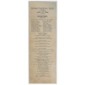 NATIONAL PROHIBITION TICKET JOHN ST. JOHN...WILLIAM DANIEL