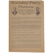 Socialist Party Platform...1912...DEBS SEIDEL