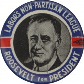 LABOR'S NON-PARTISAN LEAGUE ROOSEVELT for PRESIDENT