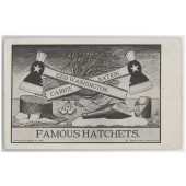 GEO. WASHINGTON CARRIE NATION. FAMOUS HATCHETS.