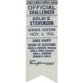 OFFICIAL CHALLENGER ADLAI E. STEVENSON NOV. 6, 1956 ESSEX COUNTY...