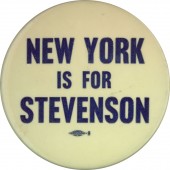 NEW YORK IS FOR STEVENSON