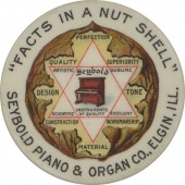 SEYBOLD PIANO & ORGAN CO., ELGIN, ILL. "FACTS IN A NUT SHELL"