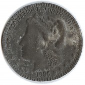 IN GOD WE TRUST FOR THE OTHER 47¢ 1896 / UNITED STATES OF AMERICA BILL BRYAN 16 TO 1 NIT THE IDEAL OF FREE SILVER