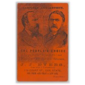 GARFIELD AND ARTHUR. THE PEOPLE'S CHOICE / HANCOCK AND ENGLISH. THE PEOPLE'S CHOICE