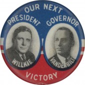 OUR NEXT PRESIDENT WILLKIE GOVERNOR VANDERBILT VICTORY