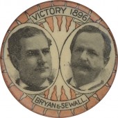 VICTORY 1896 BRYAN & SEWALL. (1 1/2")