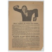 "BILLY" SUNDAY ON VOTES FOR WOMEN...