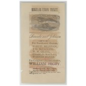 REGULAR UNION TICKET. Lincoln and Johnson / UNION