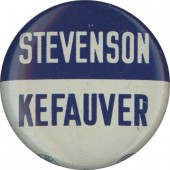 STEVENSON KEFAUVER (1 1/8")