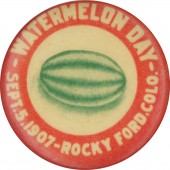 WATERMELON DAY 1907 ROCKY FORD. COLO.