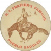 R. T. FRAZIER'S FAMOUS PUEBLO SADDLES