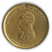 MAJ. GEN. W.H. HARRISON BORN FEB. 9 1778 / THE PEOPLES CHOICE THE HERO OF TIPPECANOE