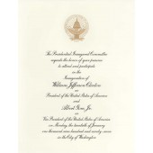 1997 Clinton & Gore Inaugural invitation