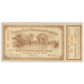 Panama-Pacific International Exposition EXHIBITORS GIFT COUPON 1915