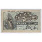 National Democratic Convention CHICAGO JUNE 21ST 1892.