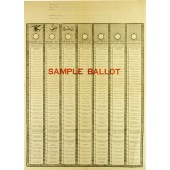 SAMPLE BALLOT (1900)