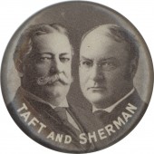 TAFT AND SHERMAN (1 1/4")