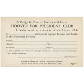 Hoover for President Club 