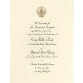 Bush & Cheney 2005 Inaugural invitation