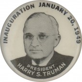 INAUGURATION DAY JANUARY 20, 1949 PRESIDENT HARRY S. TRUMAN