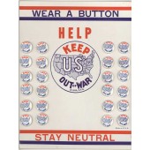 Wear A Button  KEEP U.S. OUT of WAR