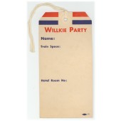 WILLKIE Train PARTY Tag