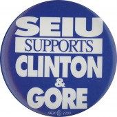SEIU SUPPORTS CLINTON & GORE