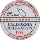 DEMOCRATIC NATIONAL CONVENTION CALIFORNIA DELEGATION 1988 ATLANTA, GEORGIA