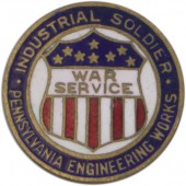 INDUSTRIAL SOLDIER  WAR SERVICE  PENNSYLVANIA ENGINEERING WORKS