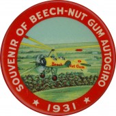 SOUVENIR OF BEECH-NUT GUM AUTOGIRO 1931