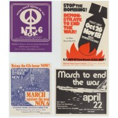 group of 4 anti-Vietnam window stickers
