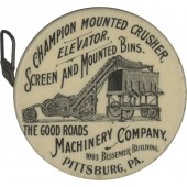 THE GOOD ROADS MACHINERY COMPANY tape measure