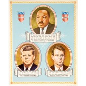 JFK RFK & M.L. King memorial print