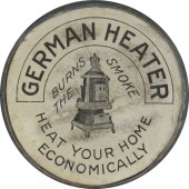 GERMAN HEATER BURNS THE SMOKE pocket mirror