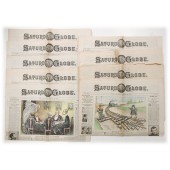 Utica Saturday Globe newspapers & Theodore Roosevelt 1907