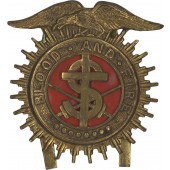 BLOOD AND FIRE (Salvation Army Hat Ornament)