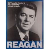 He'll provide the strong leadership America needs. REAGAN