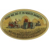 HOW WE DO IT IN NORTH DAKOTA W.C. GILBREATH pocket mirror
