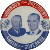 JOHNSON FOR PRESIDENT SMITH FOR GOVERNOR