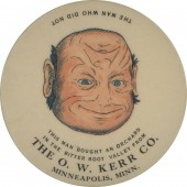 THIS MAN BOUGHT AN ORCHARD... THE MAN WHO DID NOT... pocket mirror