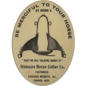 Humane Horse Collar Co. pocket mirror