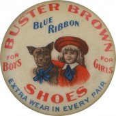 BUSTER BROWN BLUE RIBBON SHOES pocket piece