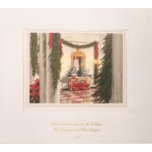 1988 Reagan Christmas gift print