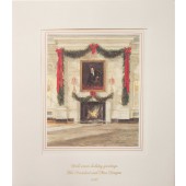 1987 Reagan Christmas gift print