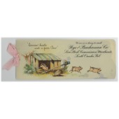We are in a hurry... Live Stock Commission Merchants celluloid blotter