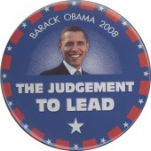 BARACK OBAMA 2008 THE JUDGEMENT TO LEAD