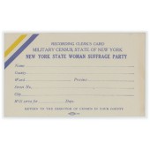 MILITARY CENSUS...NEW YORK STATE WOMAN SUFFRAGE PARTY