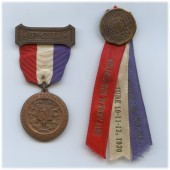 Group of two Daughters of Union Veterans badges