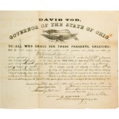 Civil War military appointment Ohio Governor Tod